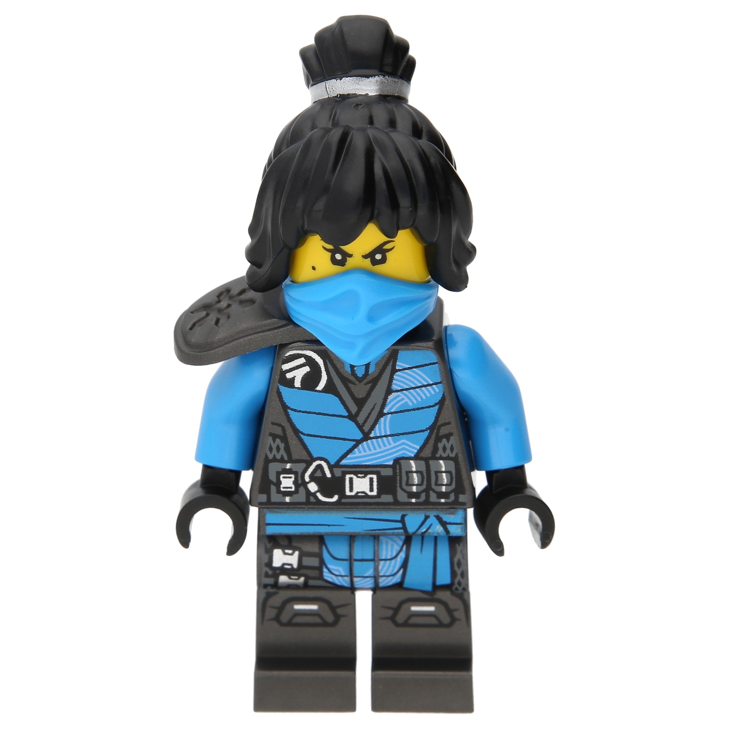 Lego Ninjago Minifigure NYA with shoulder plate, mask and hair (secret of depth)