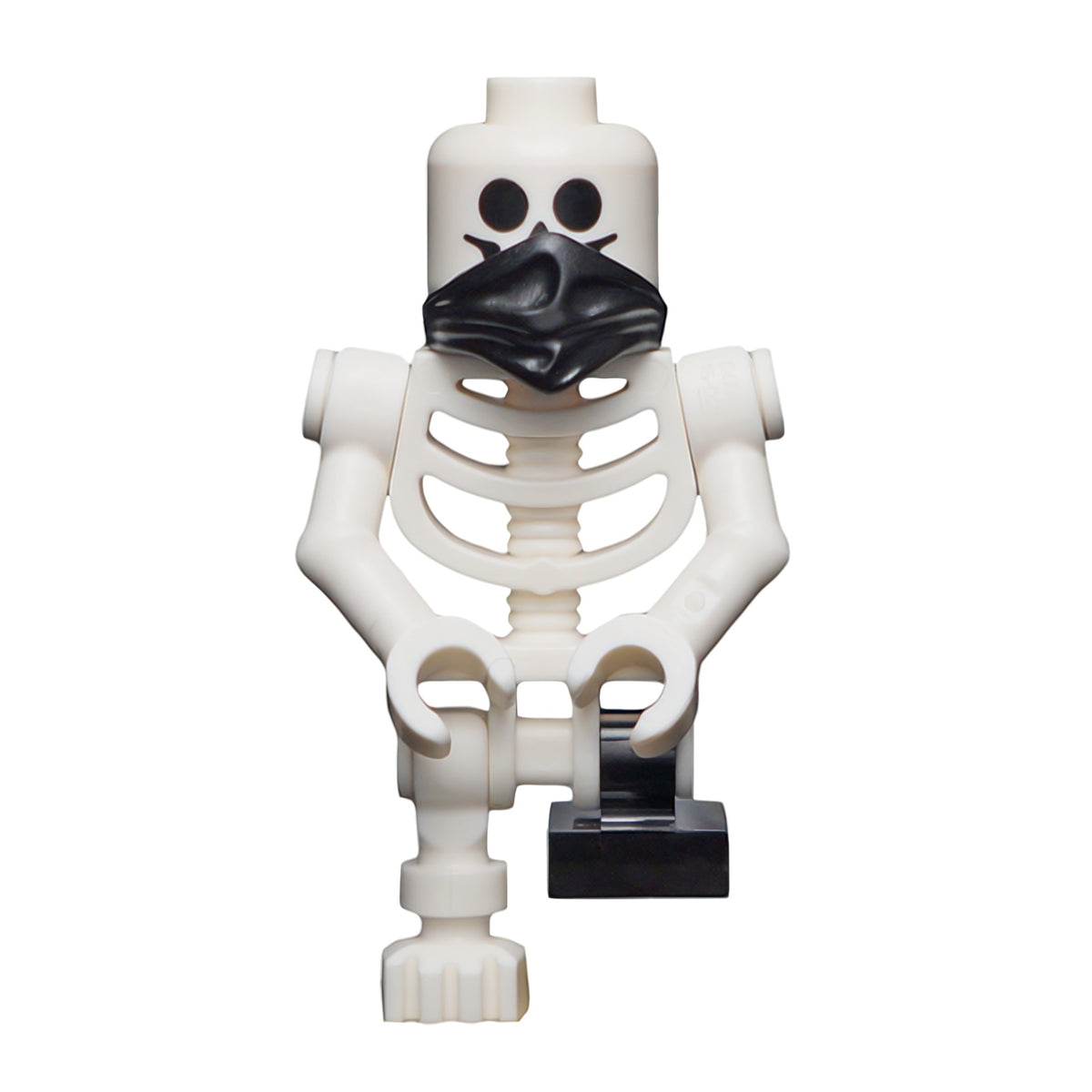 LEGO Minifigur Skeleton with Standard Skull, Scarf, Bent Arms and (gen094)