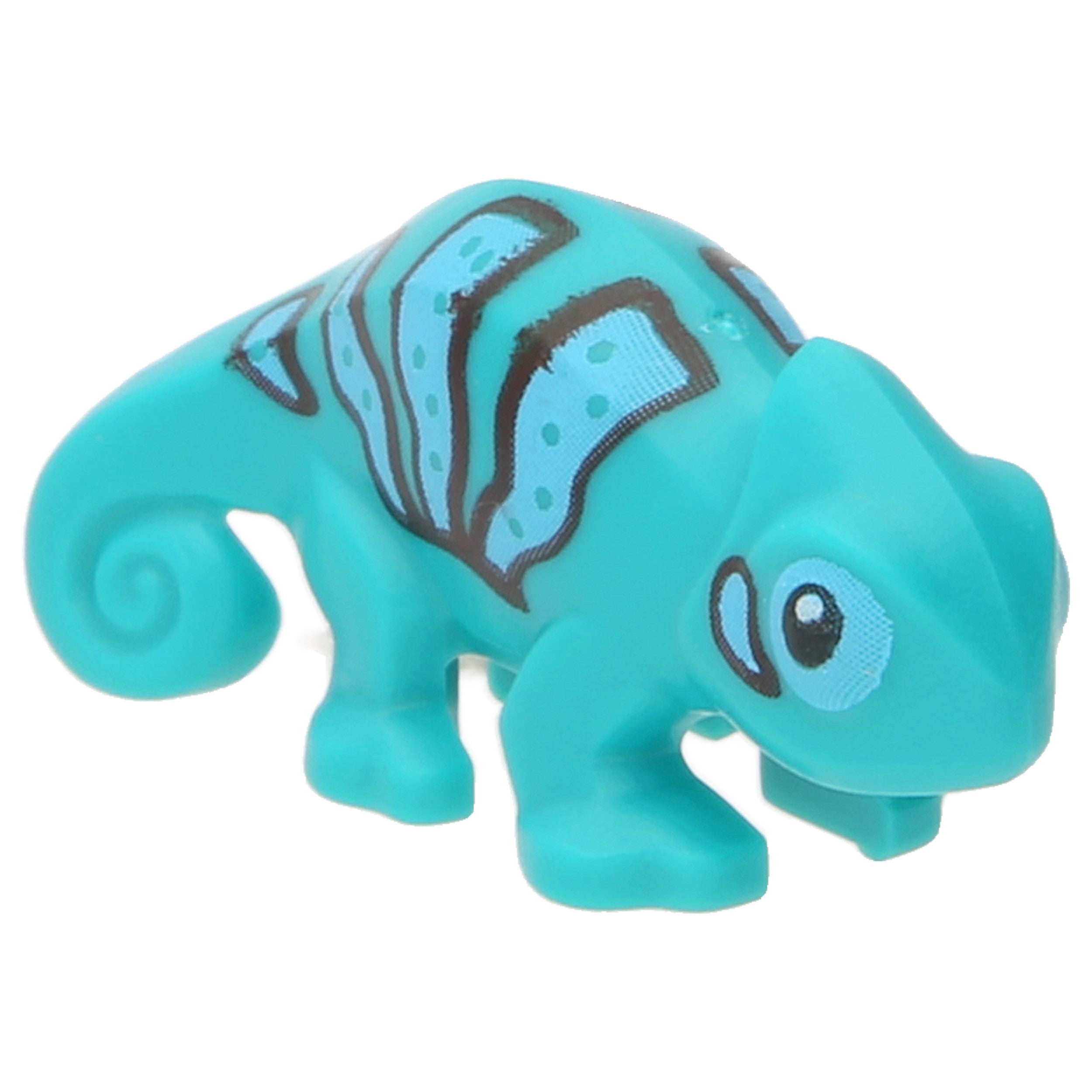 リコ LEGO Reptiles/Dinos/Dragons - Chameleon with black and azure stripes (