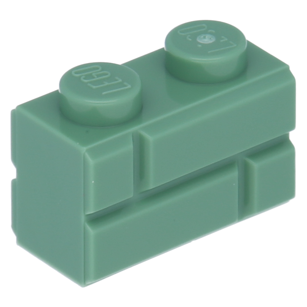 LEGO Bricks (modified) - 1 x 2 with masonry profile