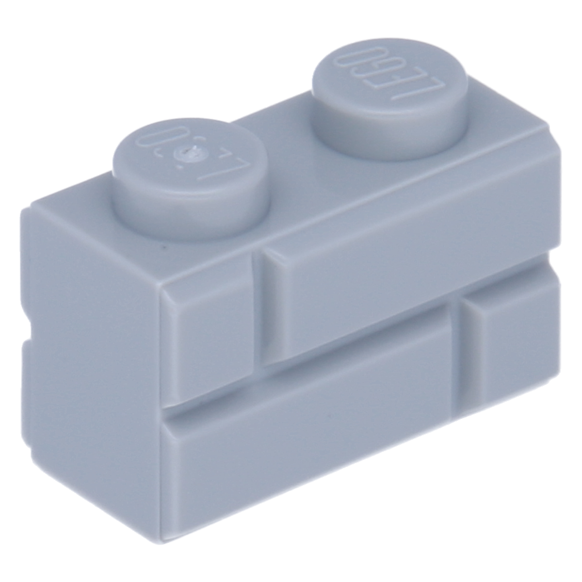 LEGO Bricks (modified) - 1 x 2 with masonry profile