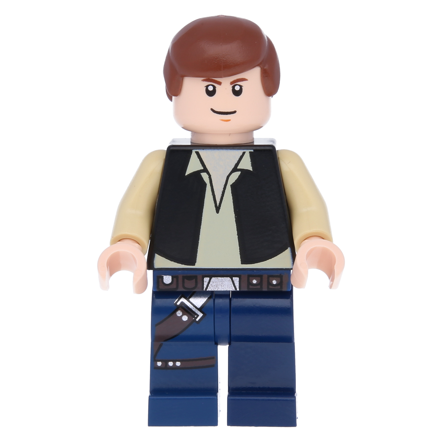 LEGO Star Wars Minifigure Han Solo (Black Vest, Blue Pants)