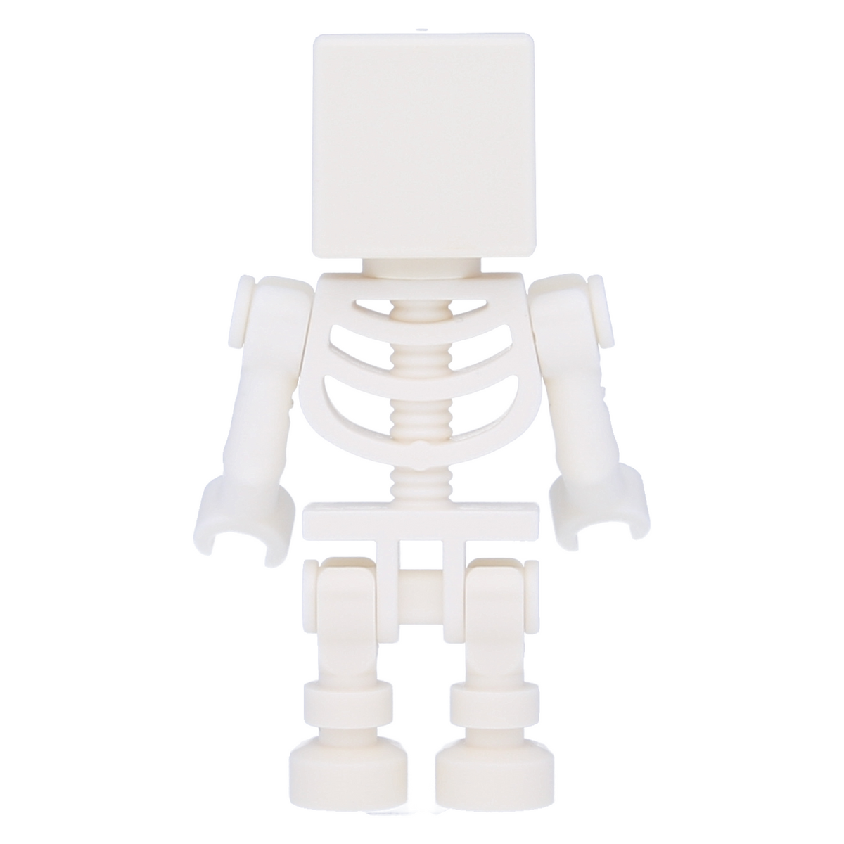 LEGO Minecraft Minifigure - Skellet with Square Skull