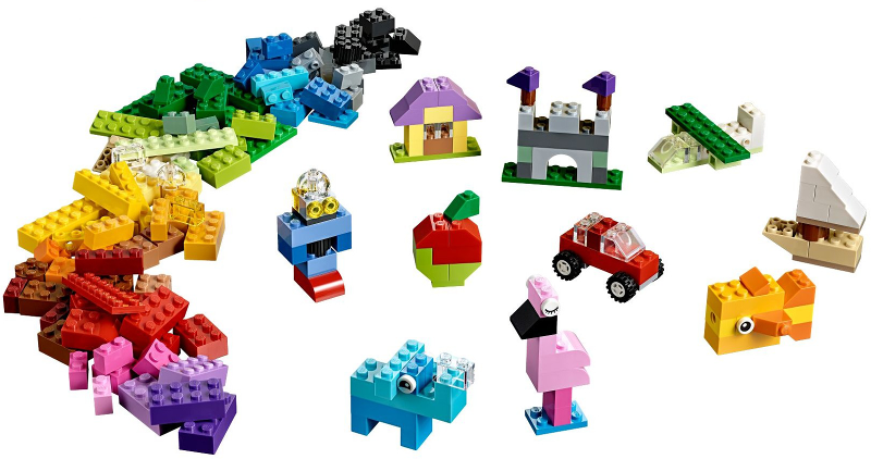 LEGO® building blocks starter case - sort colors