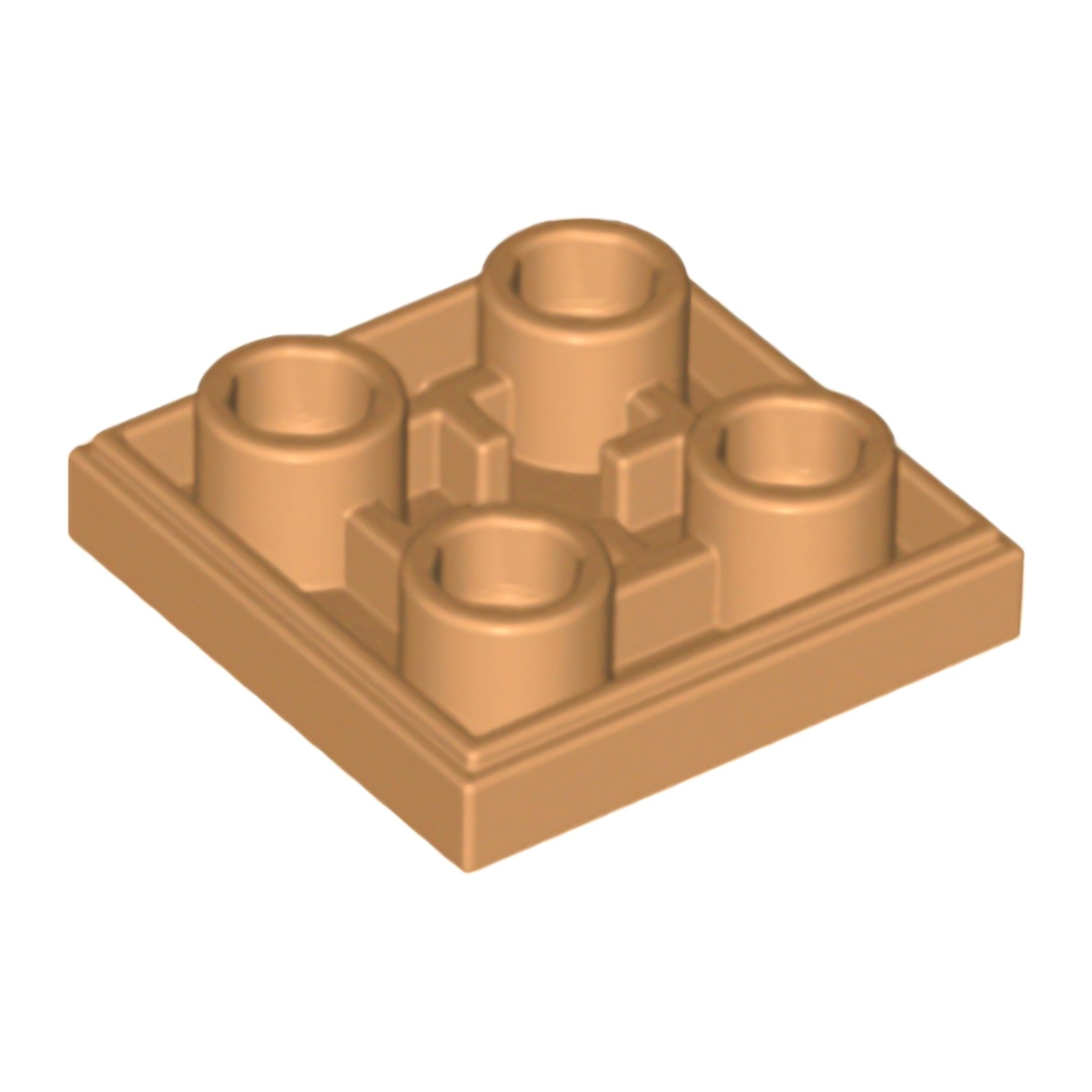LEGO Tiles (modified) - 2 x 2 (inverted)