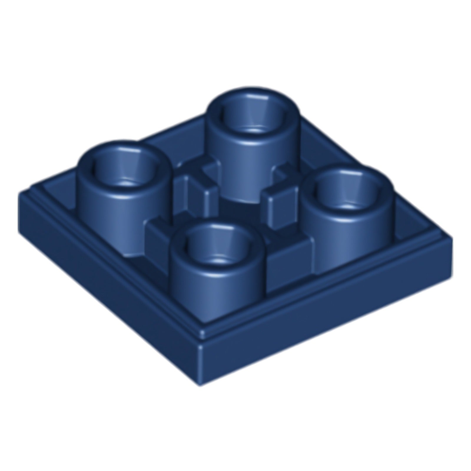 LEGO Tiles (modified) - 2 x 2 (inverted)