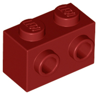 LEGO stones (modified) - 1 x 2 with side knobs