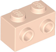 LEGO stones (modified) - 1 x 2 with side knobs