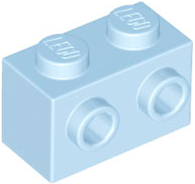 LEGO stones (modified) - 1 x 2 with side knobs