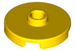 LEGO tiles (modified) - 2 x 2 with an open knob (round)