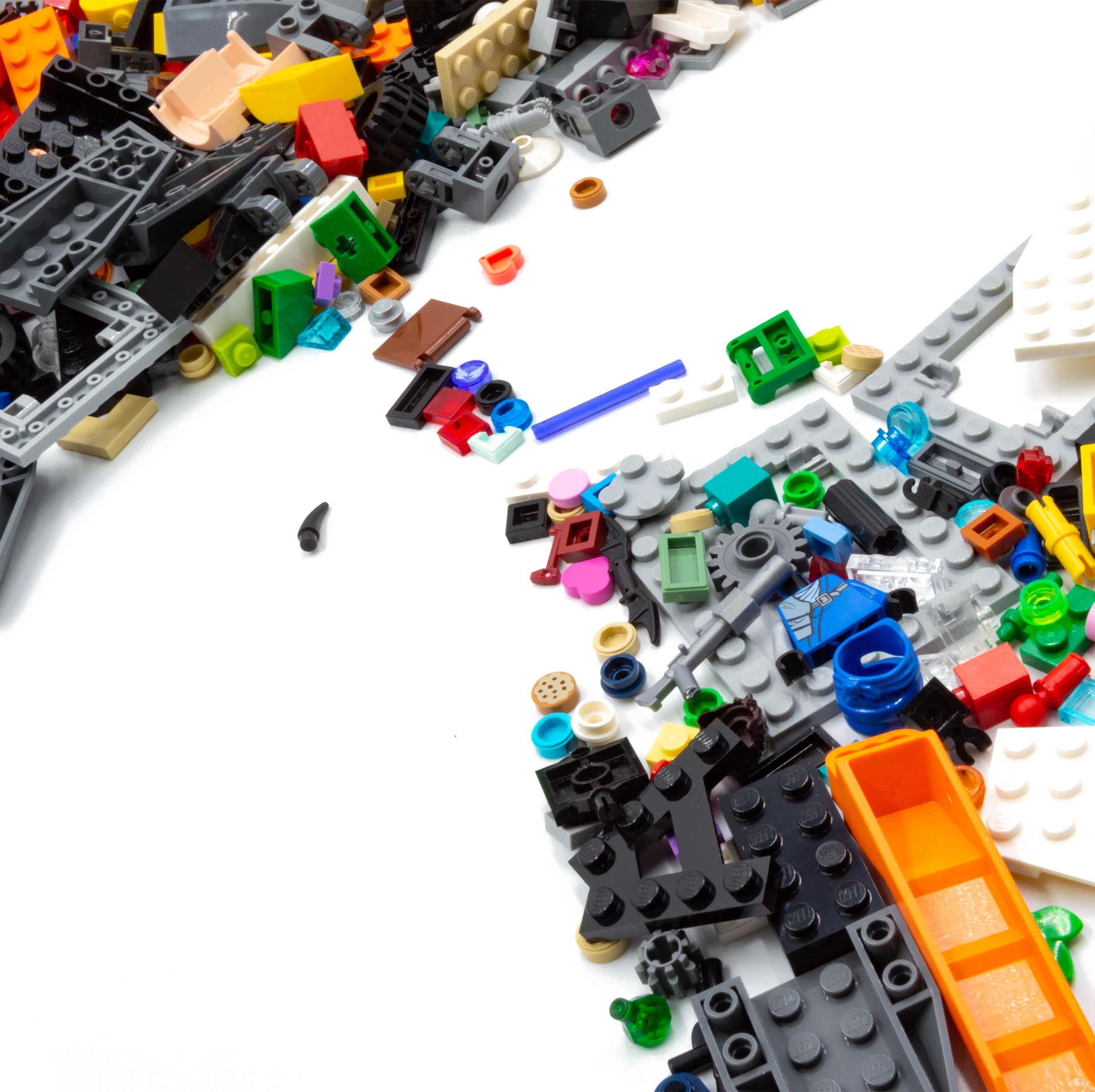 LEGO Steine (bunt gemischt, 1 kg)