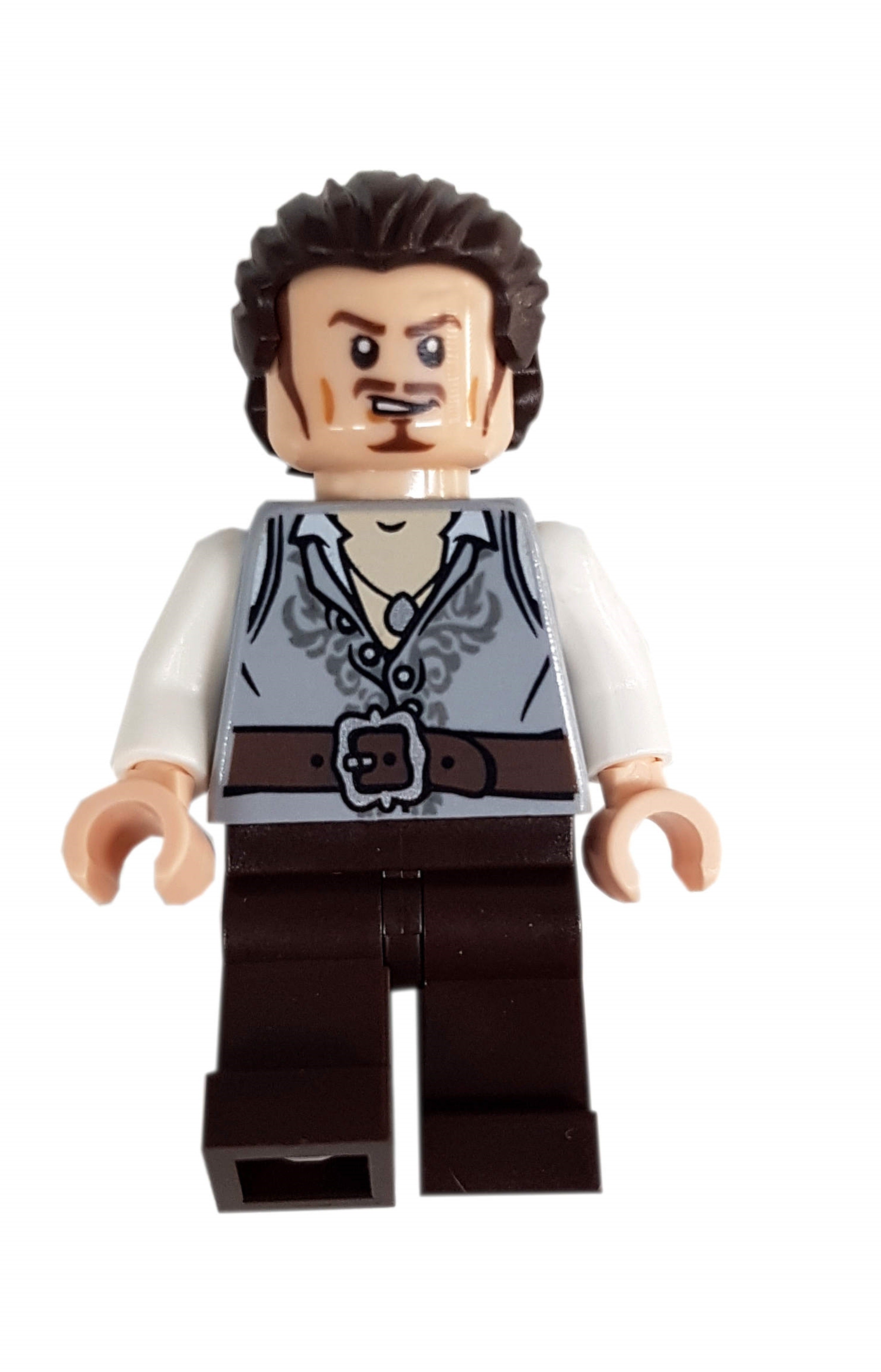 LEGO Minifigur Will Turner mit doppelseitigem Kopf (poc026) – neu