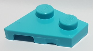 LEGO Platten (modifiziert) - Platte 2 x 2 Rechts (27 Grad)