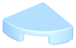 LEGO Fliesen (modifiziert) - 1 x 1 (rund, 1/4)