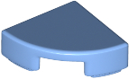 LEGO Fliesen (modifiziert) - 1 x 1 (rund, 1/4)