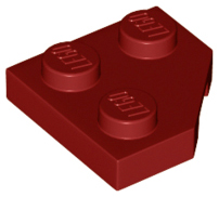 LEGO Plates (modified) - wedge plate 2 x 2 (cut corner)