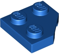 LEGO Plates (modified) - wedge plate 2 x 2 (cut corner)
