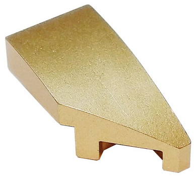 LEGO roof stones (modified) - wing 1 x 2 with a knobs (right, curved)