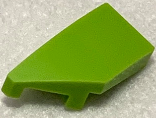 LEGO Slopes (modified) - Wing 1 x 2 with knob cutout (left, curved)