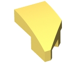 LEGO Slopes (modified) - Wing 1 x 2 with knob cutout (left, curved)