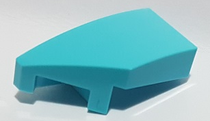 LEGO Slopes (modified) - Wing 1 x 2 with knob cutout (left, curved)