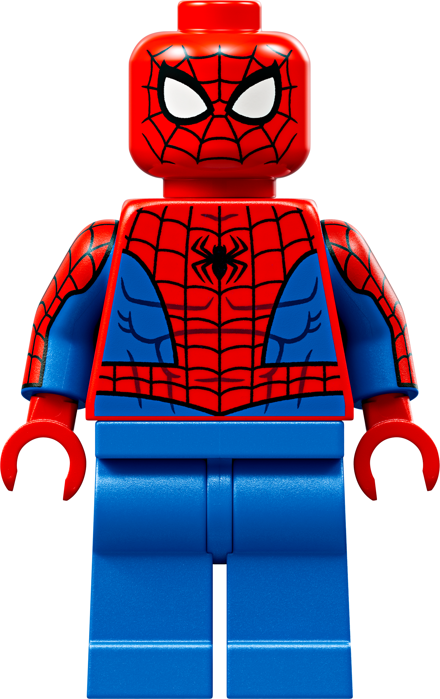 LEGO Minifigur Spider-Man - Printed Blue Arms, Plain Legs (sh0684) – neu