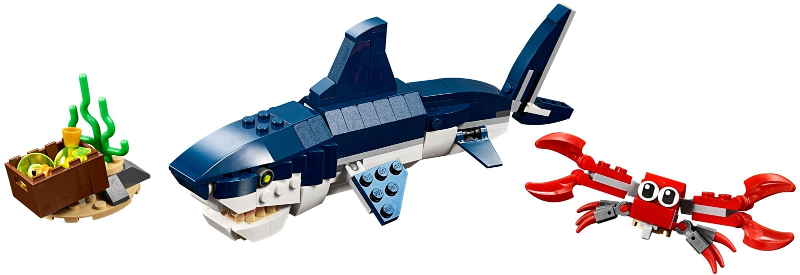 LEGO® inhabitants of the deep sea