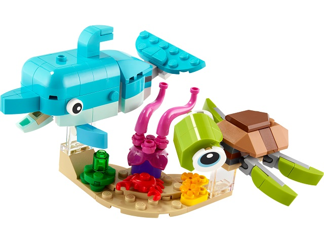 LEGO® Delfin und Schildkröte