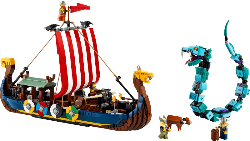 LEGO® Wikingerschiff mit Midgardschlange