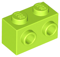 LEGO Bricks (modified) - 1 x 2 with side studs
