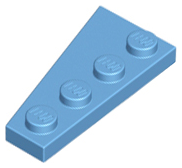 LEGO Platten (modifiziert) - Flügel 2 x 4 (rechts)