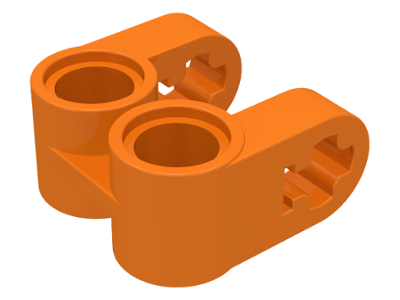 LEGO Technic connectors - vertical axes and pin connection (double pitch)