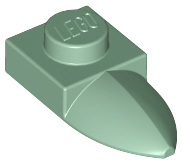 LEGO Platten (modifiziert) - 1 x 1 mit horizontalem Zahn