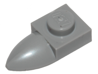 LEGO Platten (modifiziert) - 1 x 1 mit horizontalem Zahn