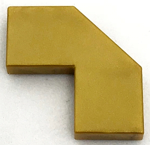 LEGO Tiles (modified) - Modified Facet 2 x 2 (with cutout)