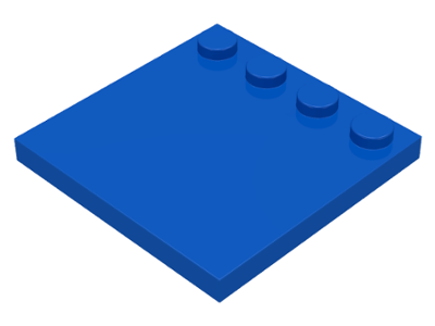 LEGO tiles (modified) - 4 x 4 with knobs on the edge