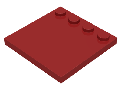 LEGO tiles (modified) - 4 x 4 with knobs on the edge