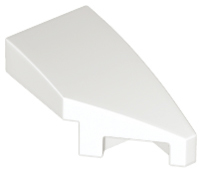 LEGO Slopes (modified) - Wing 1 x 2 with knob cutout (right, curved)