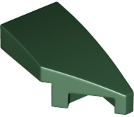 LEGO Slopes (modified) - Wing 1 x 2 with knob cutout (right, curved)