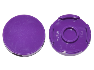 LEGO Tiles (modified) - 2 x 2 round with stud holder in the bottom