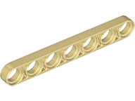 LEGO Technic hole bricks - 1 x 7 (thin)
