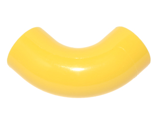 LEGO Bricks (modified) - 1 x 1 macaroni mold without knobs (90 degrees, type 2)