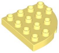 LEGO Duplo Platten - Eckplatte 4 x 4 (abgerundet)