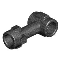 LEGO stick - 1l with upper knob and 2 side knobs