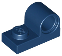 Lego plates (modified) - 1 x 2 with a pin opening above