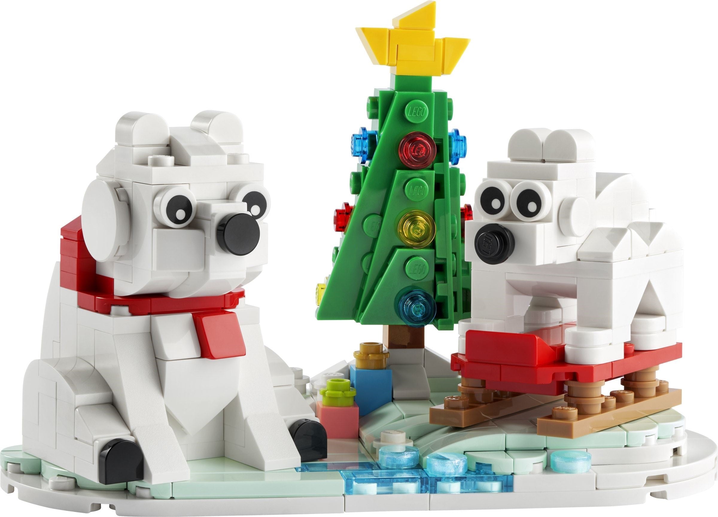 LEGO® polar bears in winter