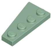 LEGO Platten (modifiziert) - Flügel 2 x 4 (rechts)