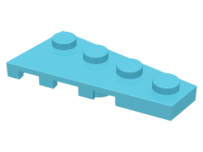 LEGO Platten (modifiziert) - Flügel 2 x 4 (rechts)