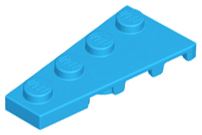 LEGO  Plates (modified) – Wedge 4 x 2 (Left)