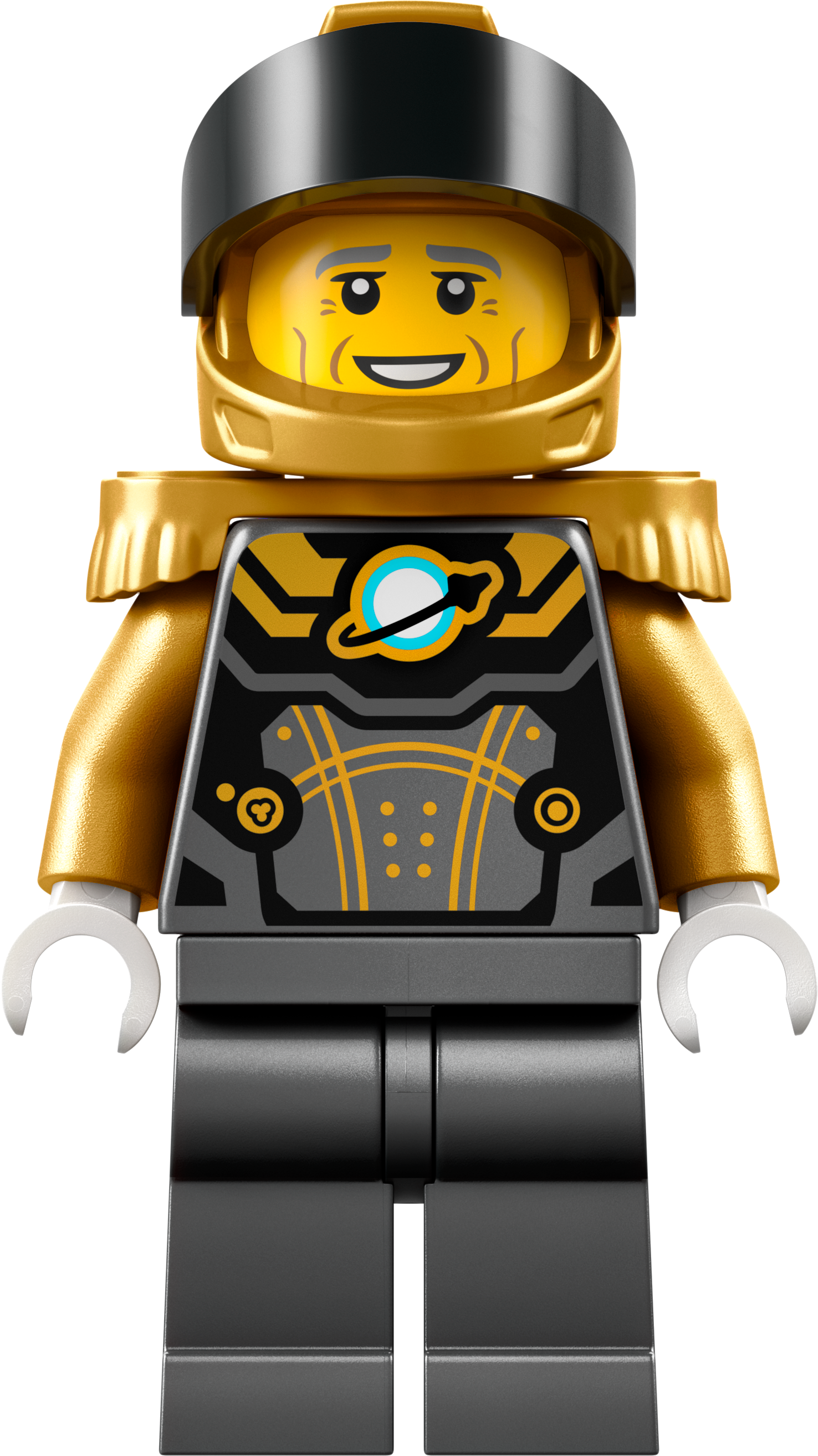 LEGO Minifigur Astronaut - Male, Pearl Dark Gray and Pearl Gold (cty1755)